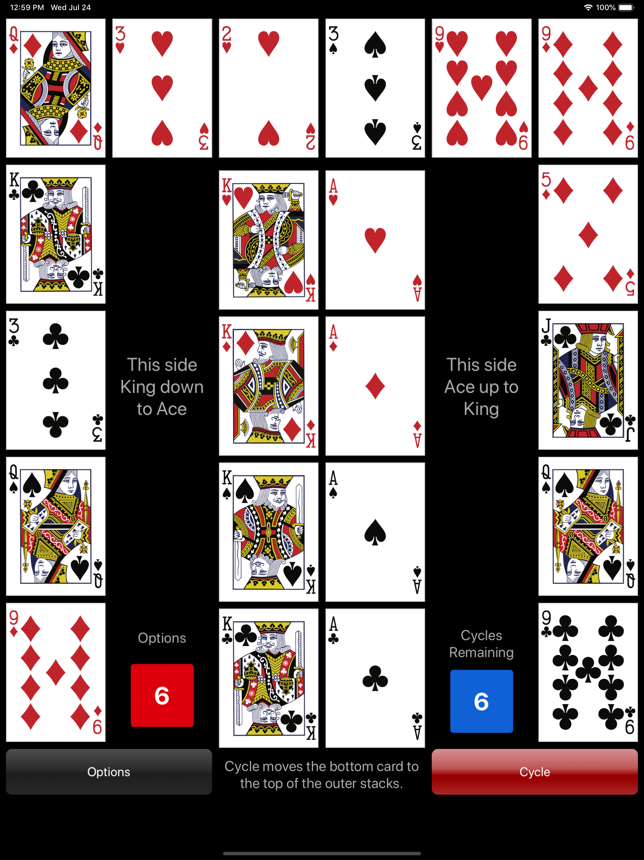 Crescent Solitaire screenshot 6