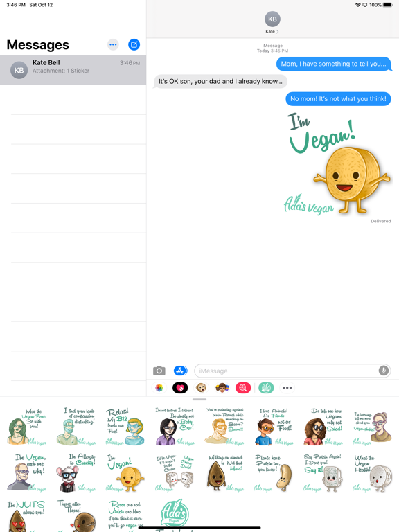 Screenshot #5 pour Ada's Vegan Stickers