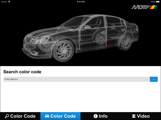 MOTIP Color Search iPad screenshot
