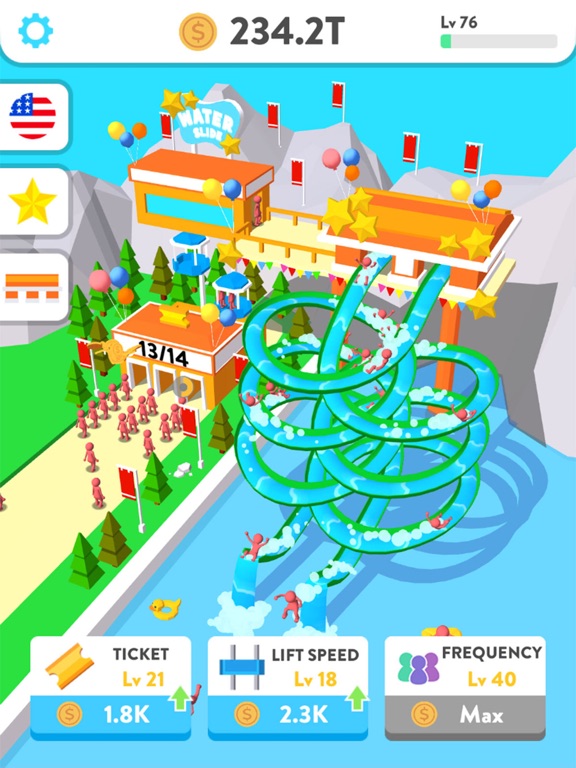 Idle Water Slide iPad screenshot 4 - Games app