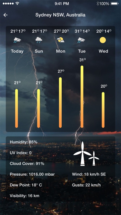 Dark Weather - The Weather App