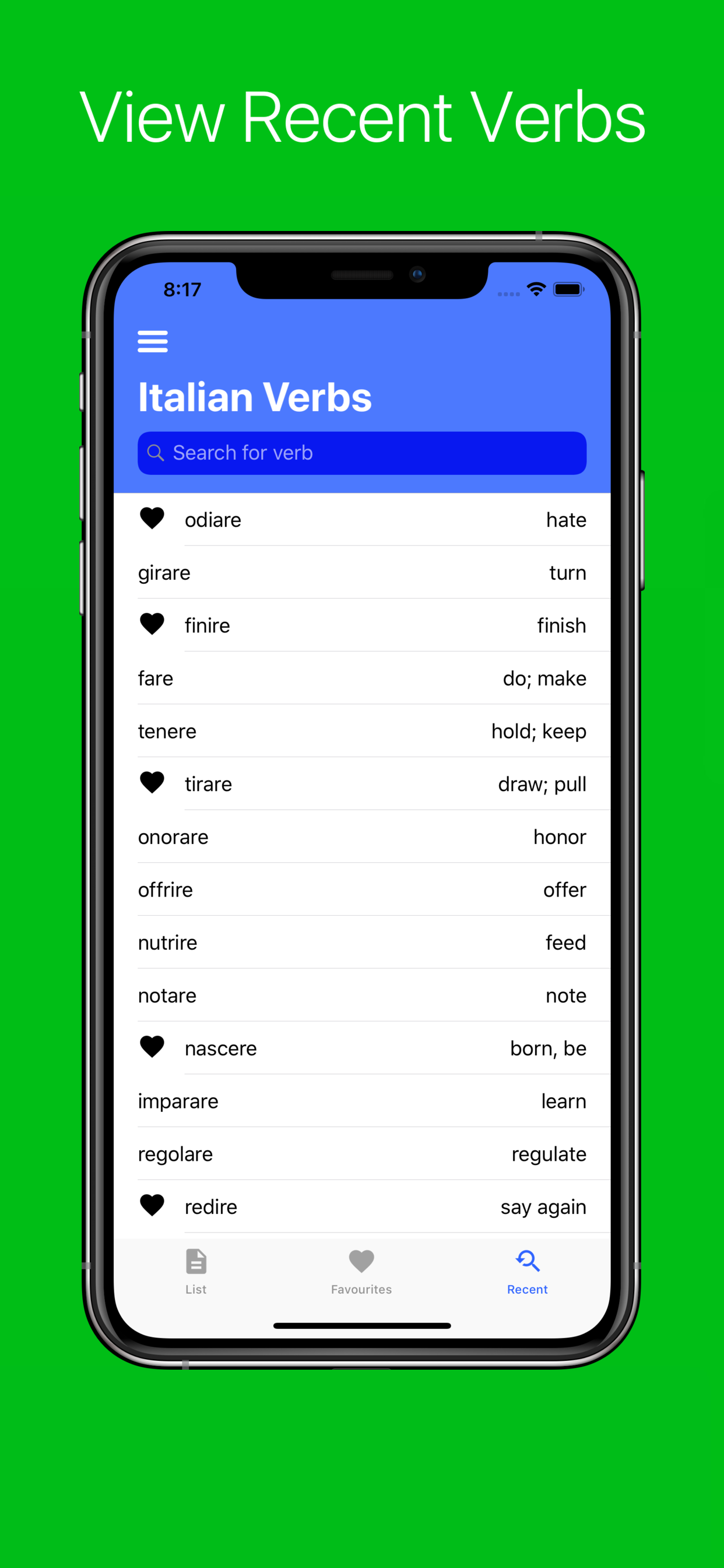 Italian Verb Conjugator screenshot 5