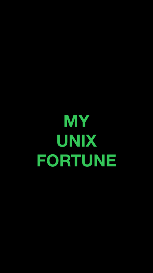 My Unix Fortune - 1.1.1 - (iOS)