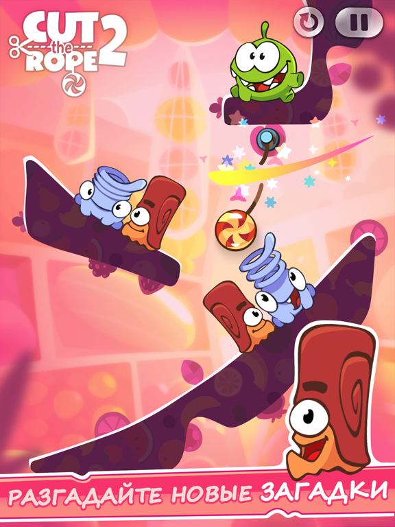 Игра Cut the Rope 2: Om Nom's Quest