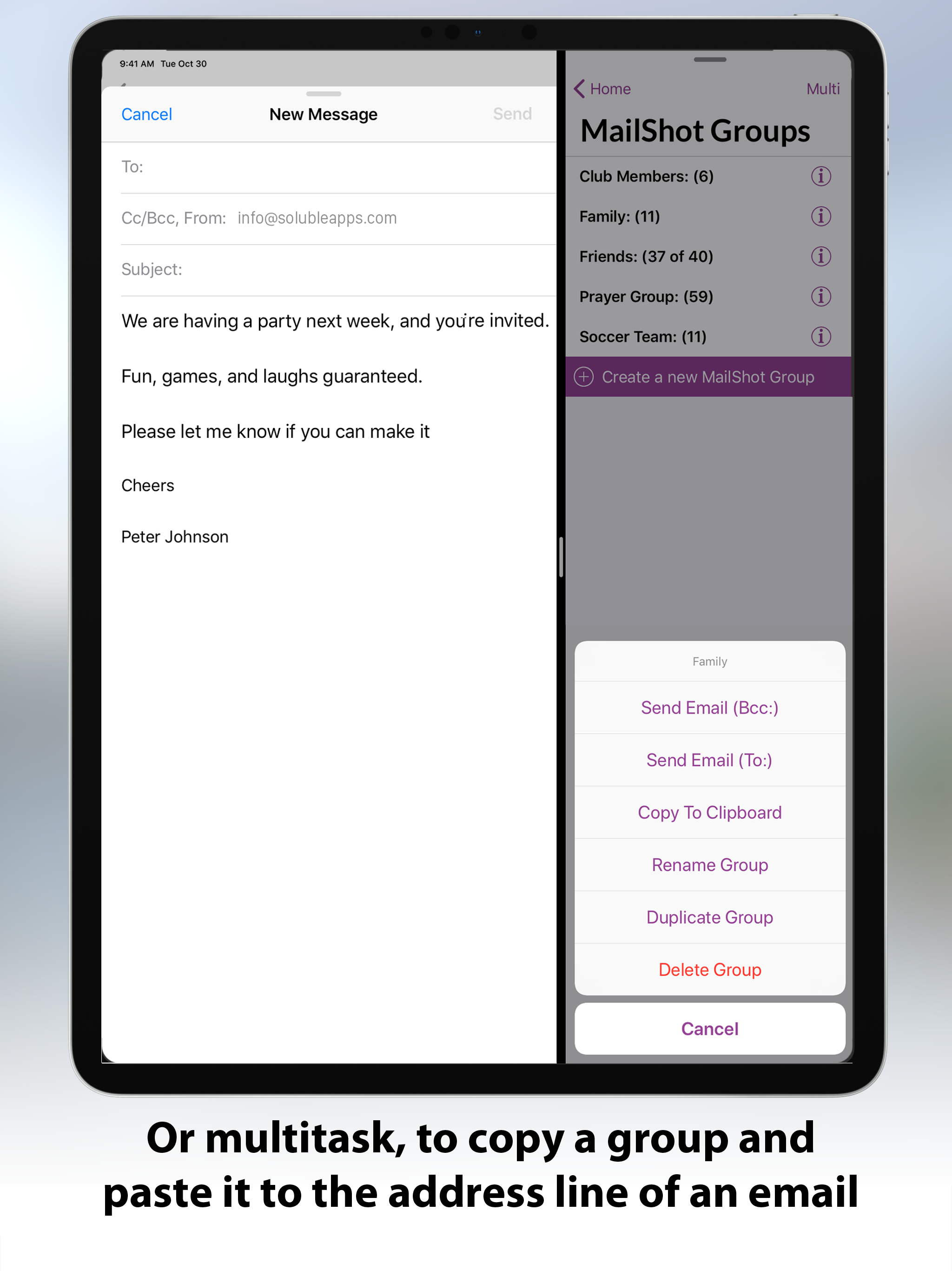 MailShot- Group Email