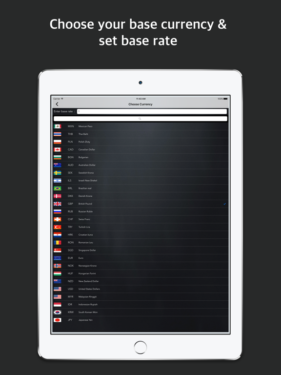 Screenshot #4 pour Currency converter: Live money