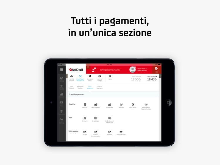Mobile Banking UniCredit iPad screenshot-6