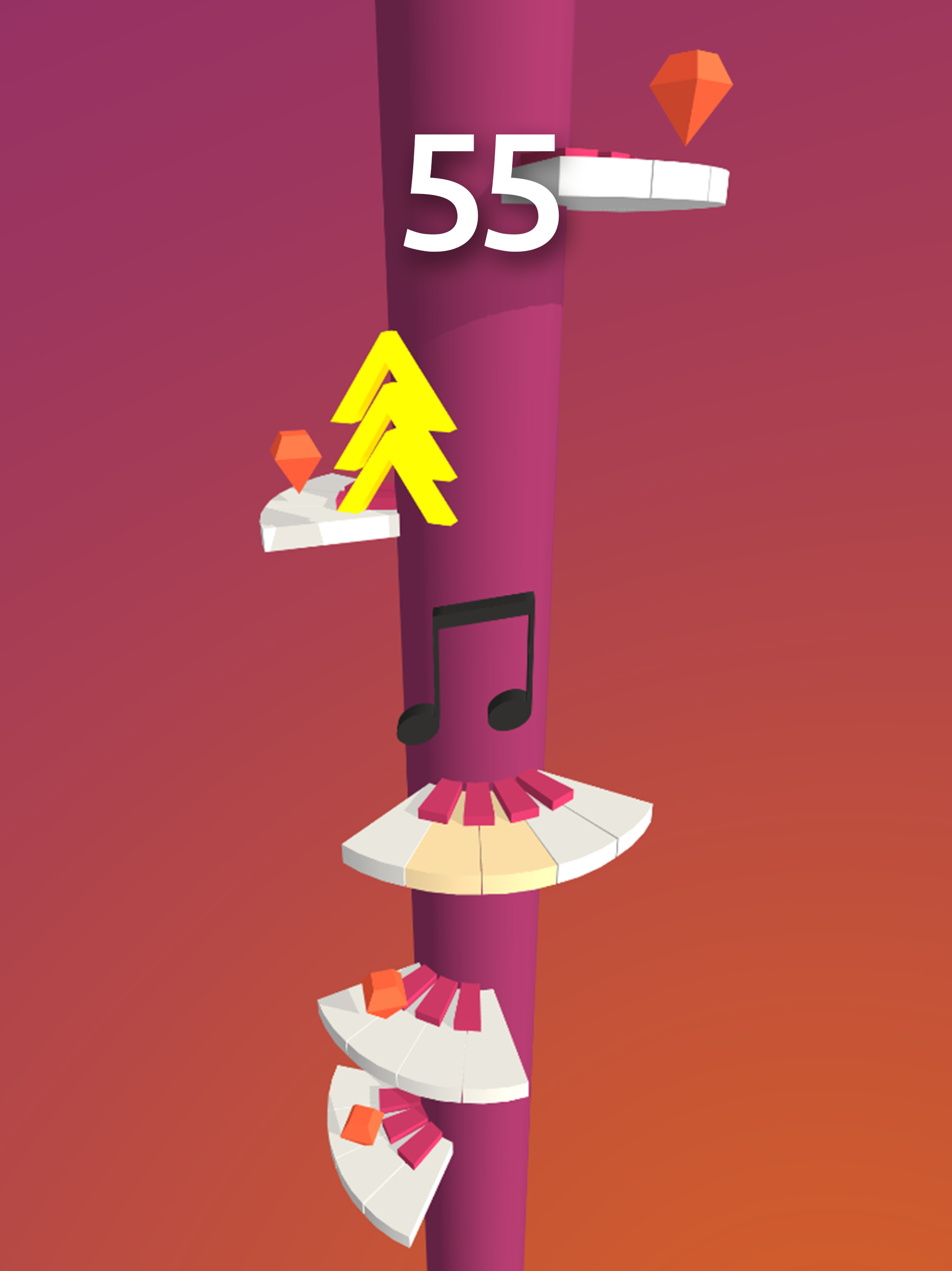 Piano Jump - Bouncy Music Up