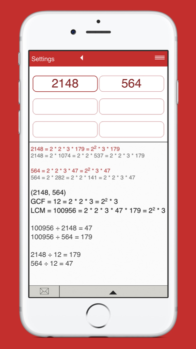 Prime Factorization Factorizer Screenshot