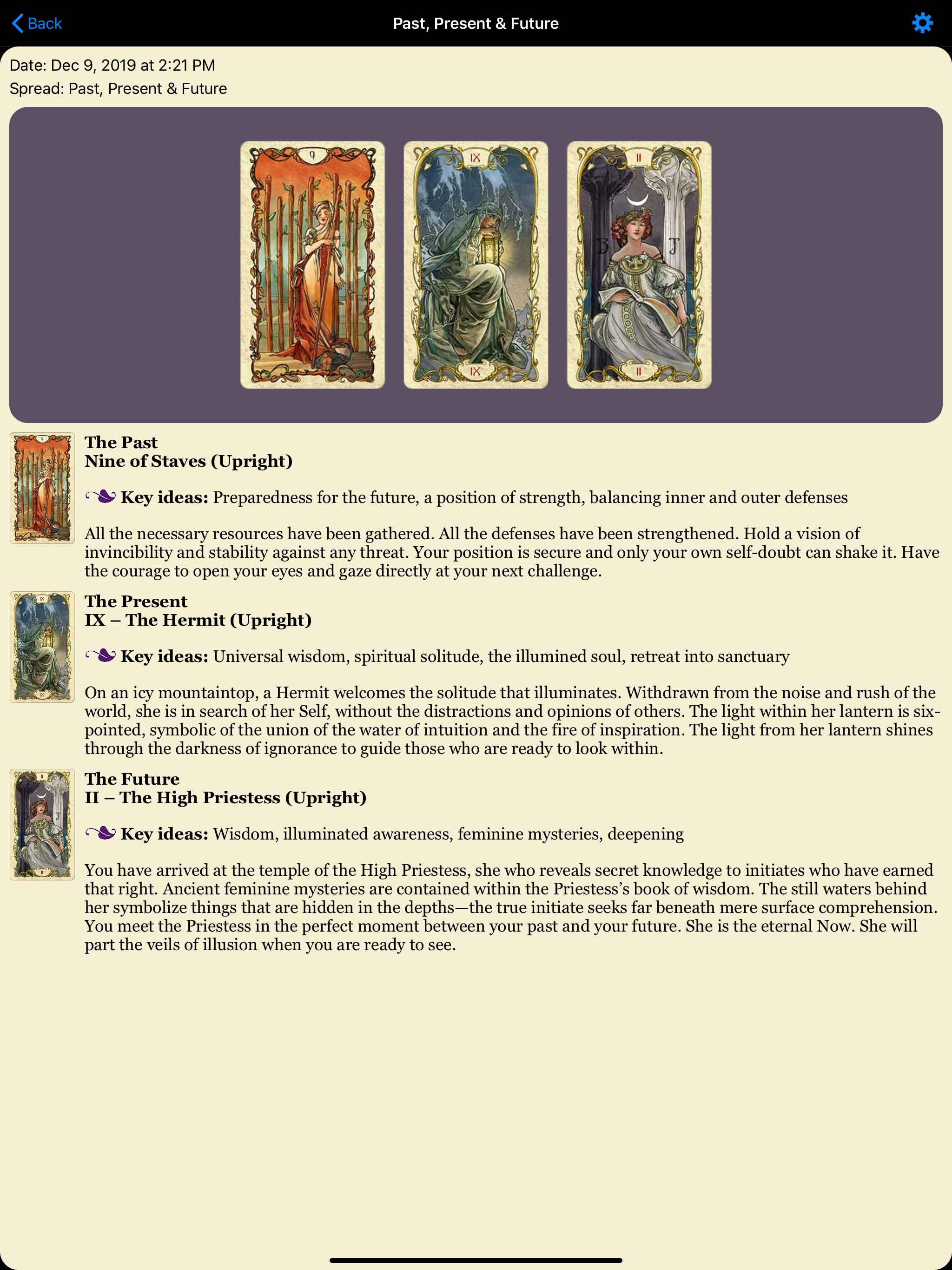 Tarot Mucha