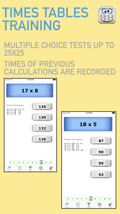 12x12 times tables screenshot 4