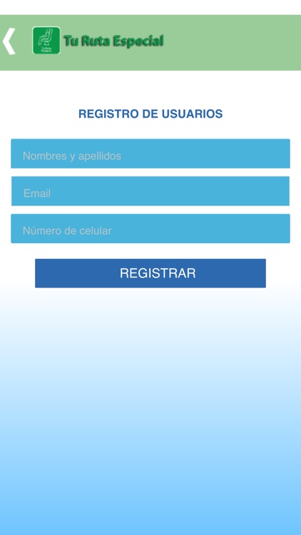 Tu Ruta Especial Pasajero