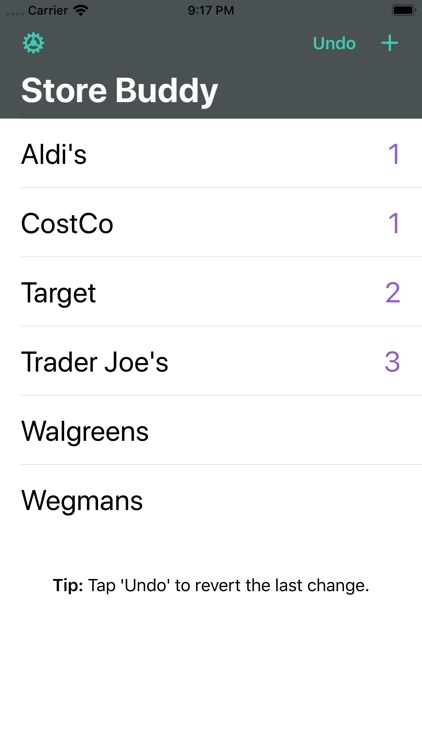 Store Buddy - Shopping List