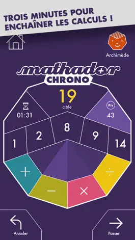 Game screenshot Mathador Classe Chrono apk