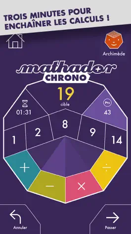 Game screenshot Mathador Classe Chrono apk