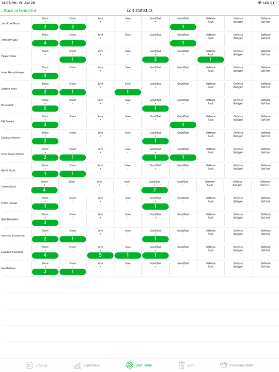 Screenshot #5 pour SportStatsCreator
