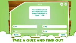 Game screenshot Learn Prepositions Quiz Games apk
