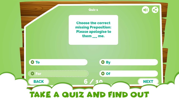 Learn Prepositions Quiz Games