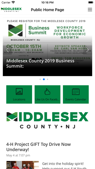 Screenshot #1 pour My Middlesex County
