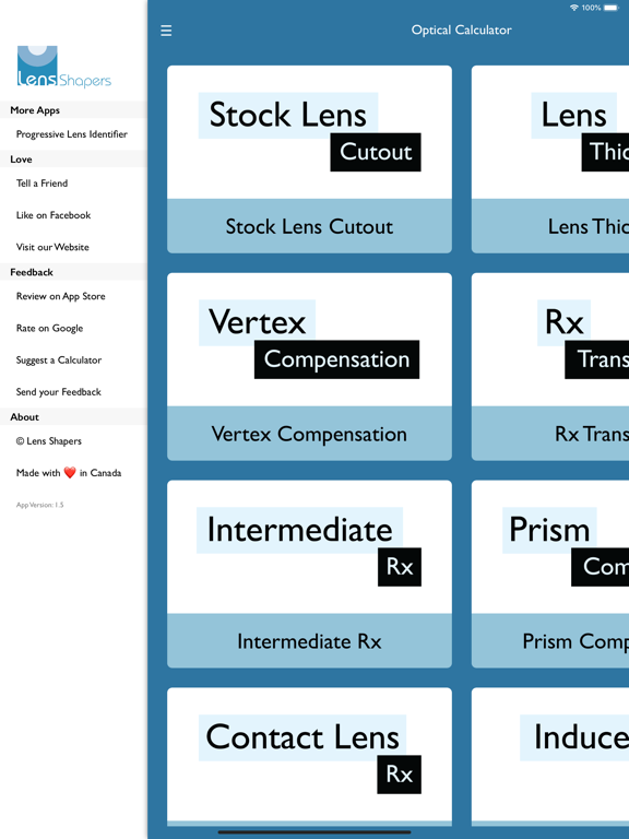 Optical Calculator for ECPs iPad screenshot 6 - Medical app