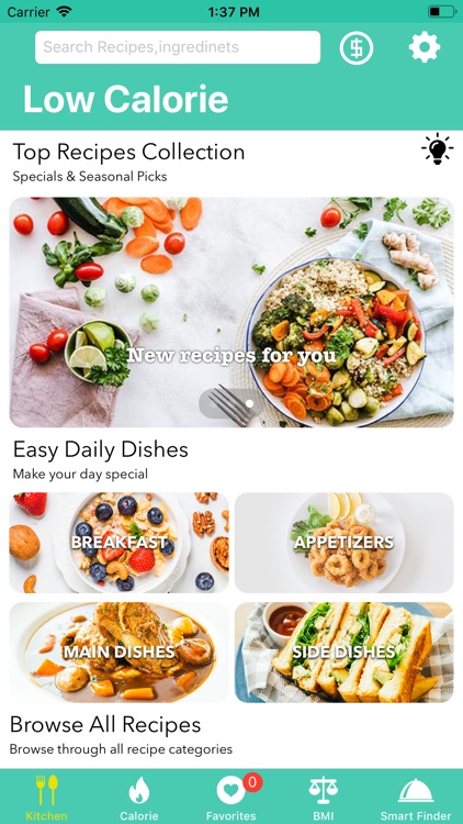 Low Calorie Recipes Counters By Hitbytes Technologies