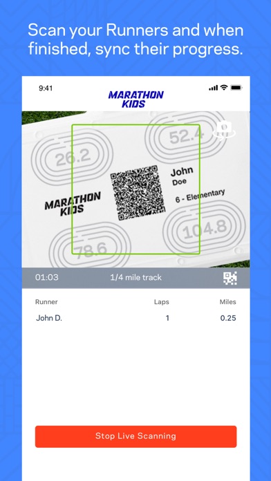 Marathon Kids Connect Screenshot