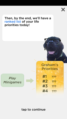 The Priorities Game screenshot 1