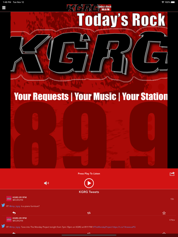 Screenshot #4 pour KGRG-FM Today's Rock