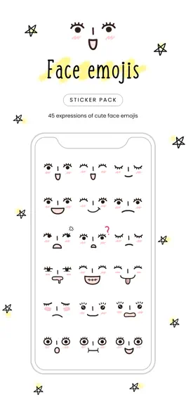 Game screenshot Face Emojis Sticker Pack mod apk