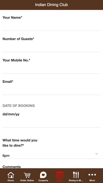 Indian Dining Club App screenshot-3