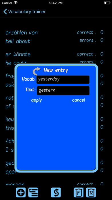 App screenshot