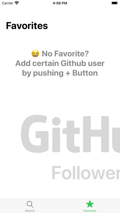 Followers for GitHub iPhone screenshot 3 - Reference app