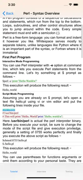 Game screenshot Tutorial of Perl mod apk