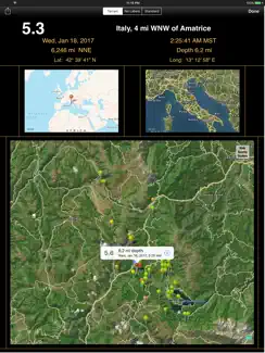 QuakeWatch iPad image 2