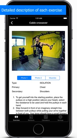 Gym Guide Pro workoutsのおすすめ画像2