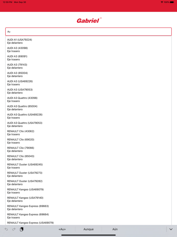 App screenshot