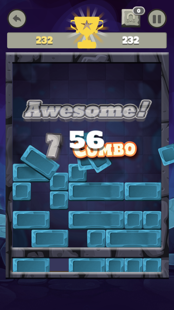 Slide Stone Fall Down