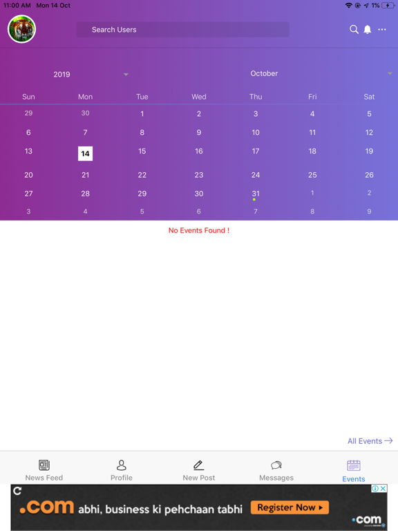 Like Minded App iPad screenshot 8 - Social Networking app
