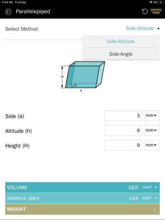 Screenshot #6 pour Area Volume Calculator