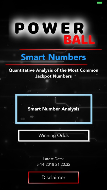 Smart Numbers for Powerball