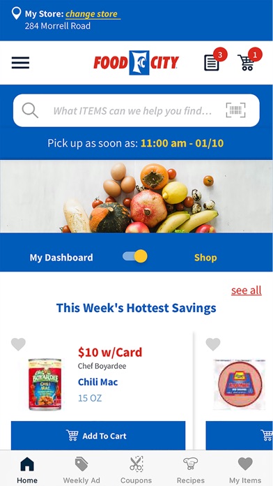 Screenshot #1 pour Food City Mobile