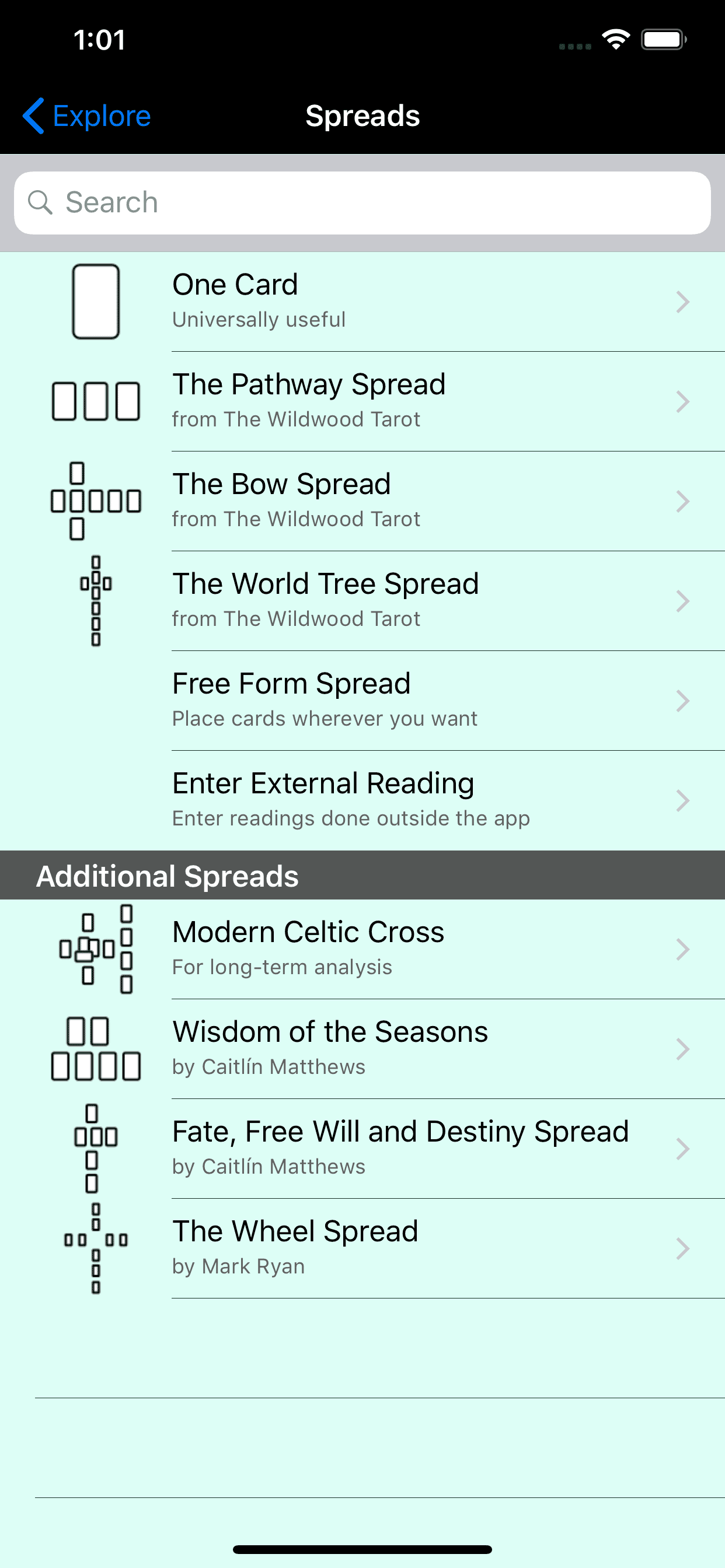 Wildwood Tarot screenshot 3
