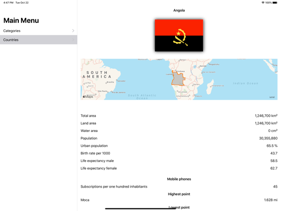 Screenshot #6 pour Factbook (CIA)