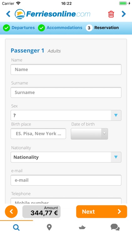 Ferries on line screenshot-4