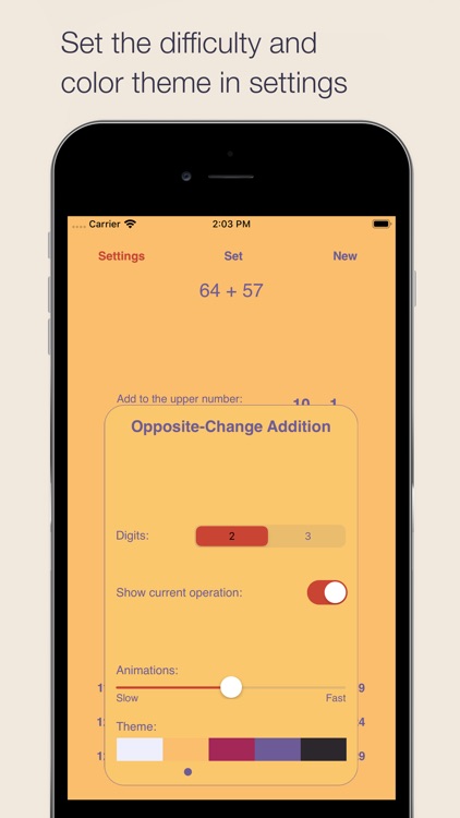 Opposite-Change Addition