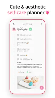 cute planner & agenda - floret iphone screenshot 1