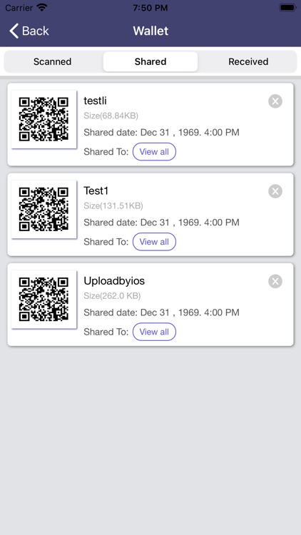 Scanner for Docs on Blockchain
