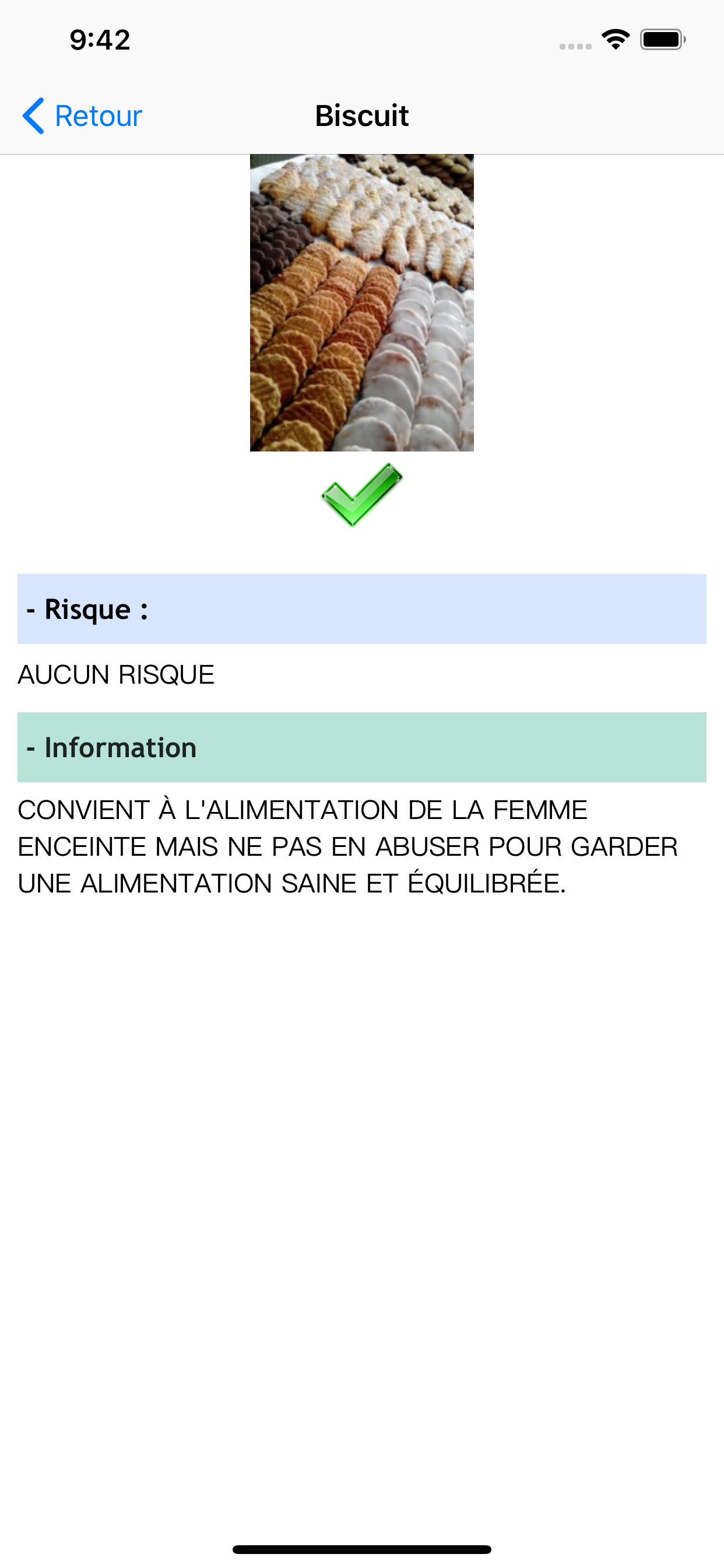Mon Alimentation Grossesse screenshot 7