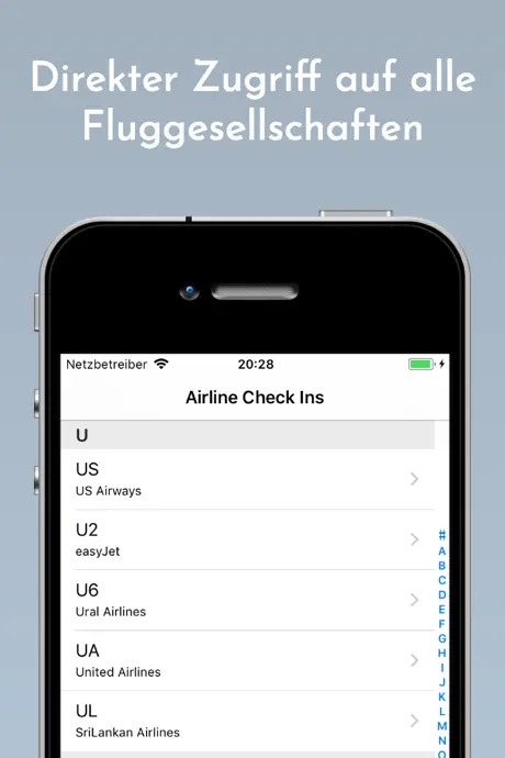Boarding Pass - Flug Check-in