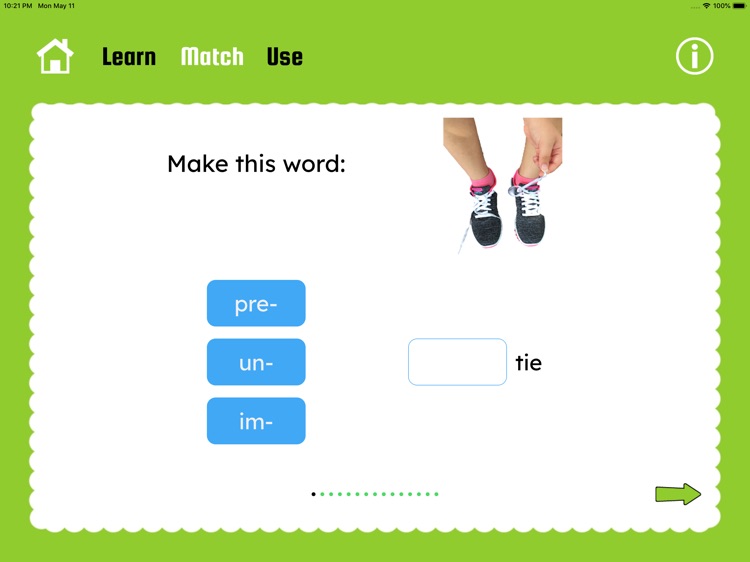 Build Prefix Suffix Words